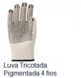 LUVA TRICOTADA COM PIGMENTO
